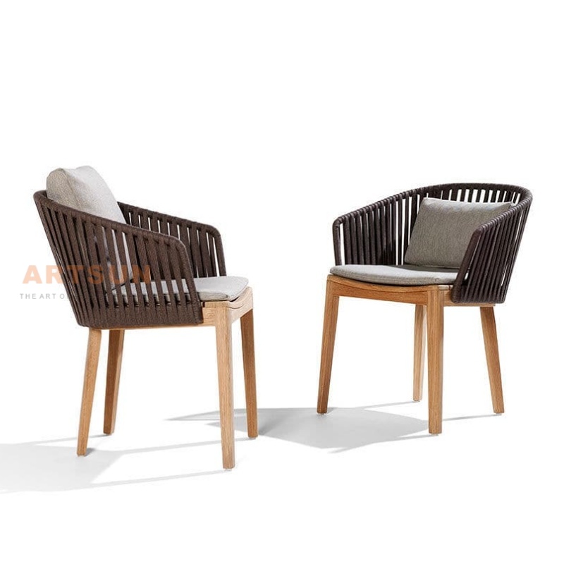 Горячая продажа сертификата FSC Teak Wood Dining Stable