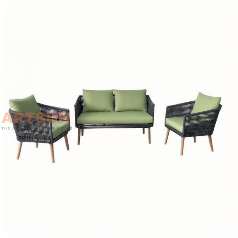 Самый популярный тканый садовый диван для отдыха на открытом воздухе для отдыха