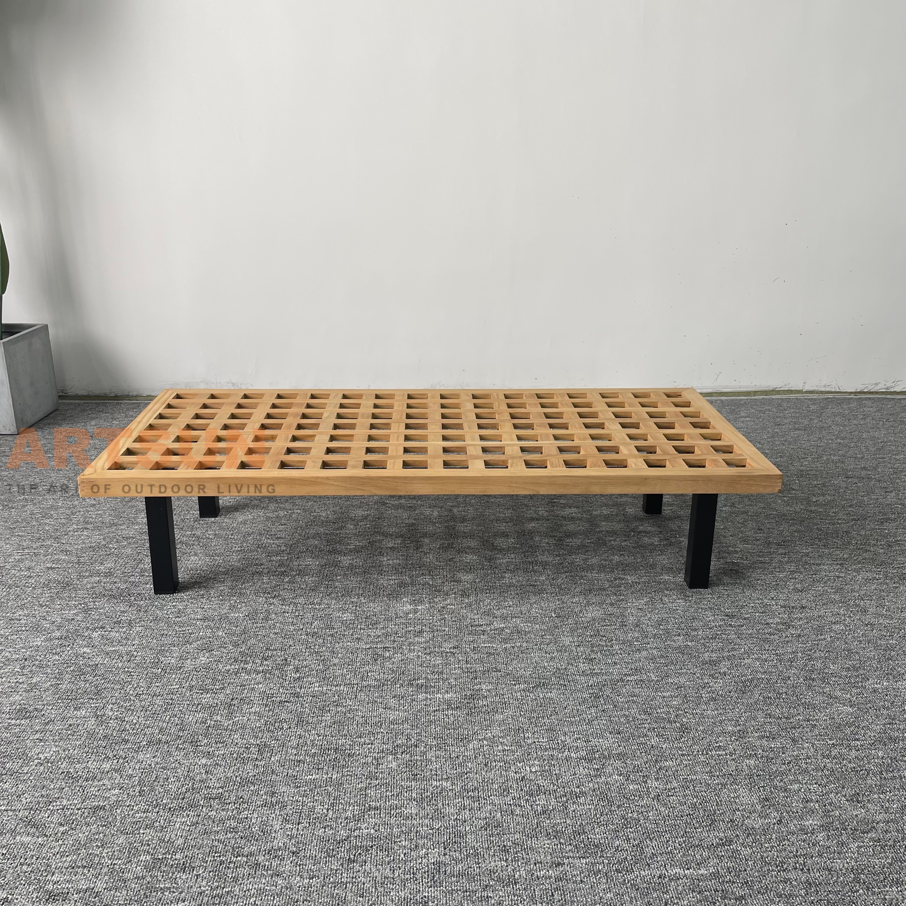 Высококачественный ротанский плетенный садовый диван с подушкой