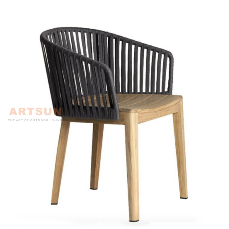 Горячая продажа сертификата FSC Teak Wood Dining Stable