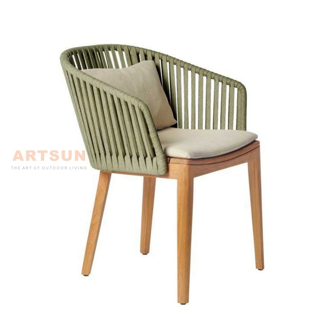 Горячая продажа сертификата FSC Teak Wood Dining Stable